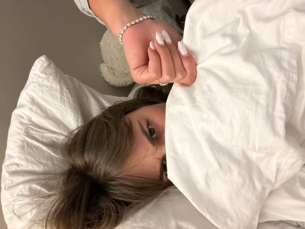 Evening bedroom moments documented in Veauchette, France