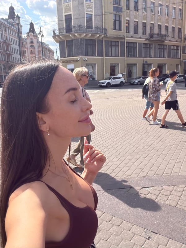 Summer morning walk along Saint Petersburg's canals and Nevsky Prospekt