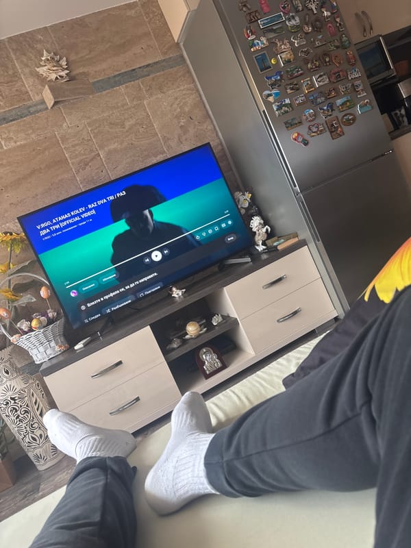 Blue BMW and everyday moments documented in Burgas