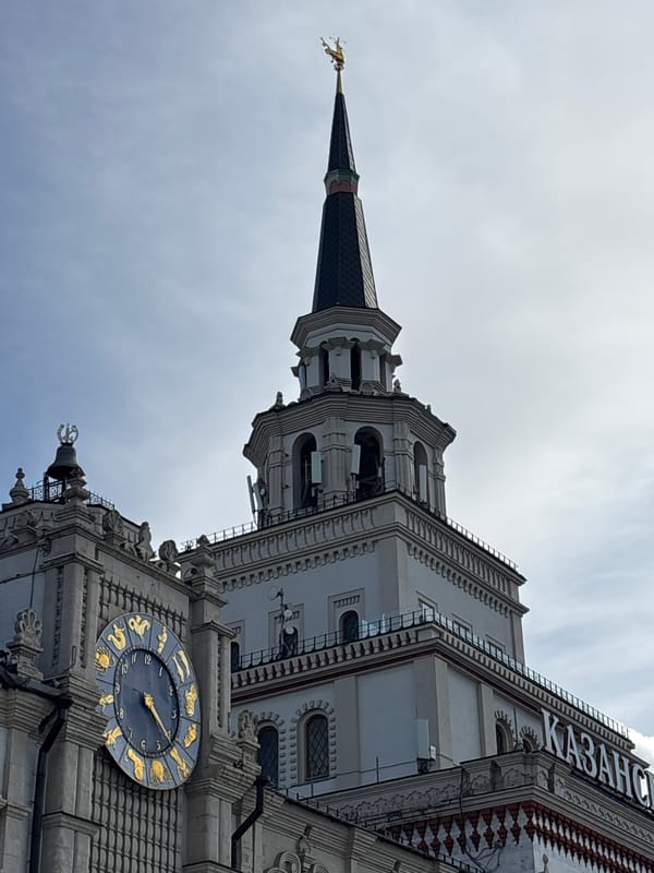 Moscow landmarks and Soviet-themed venues documented in central city