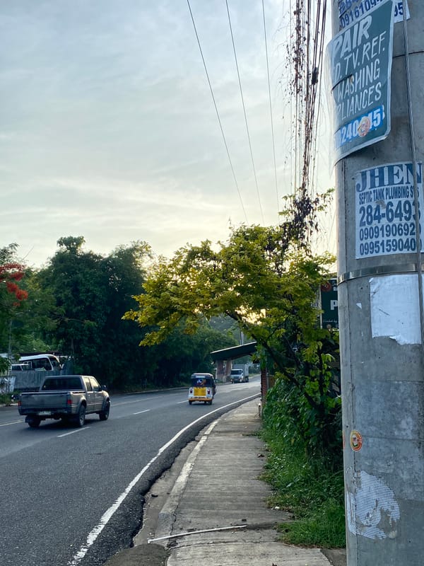 Evening tuk-tuk journey documented through Davao City streets