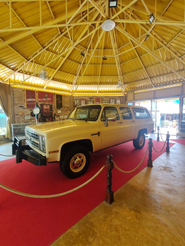 Vintage Chevrolet and public facilities spotted in Thailand villages