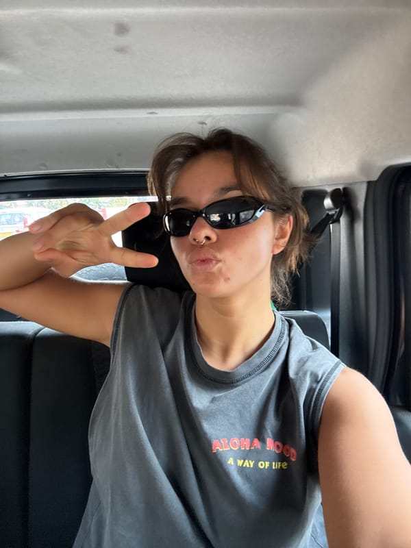 Vehicle passenger spotted in Reis Magos on sunny morning
