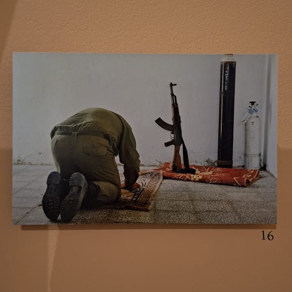 Art exhibition featuring grotesque paintings documented in Arequipa Peru