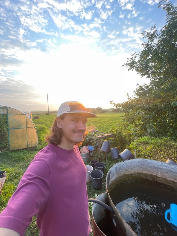 Afternoon in Perevoznoe: selfies, sunflowers, and marathon medals