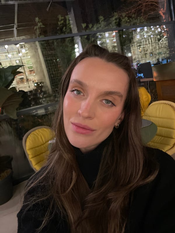 Woman takes evening selfie session across Budva locations