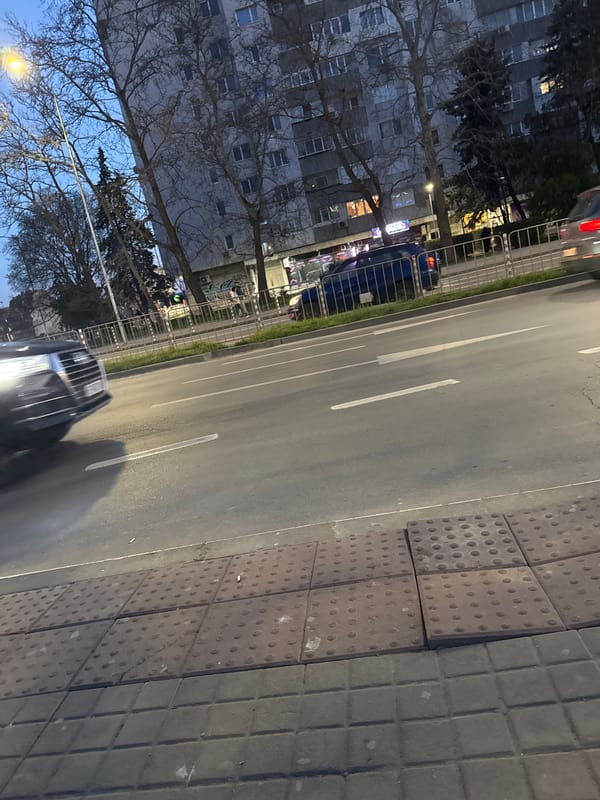 Street scene documented in Varna, Bulgaria