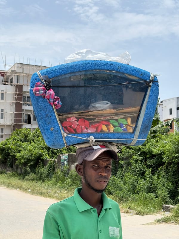 Men conduct loading, transport activities in Igboefon, Nigeria