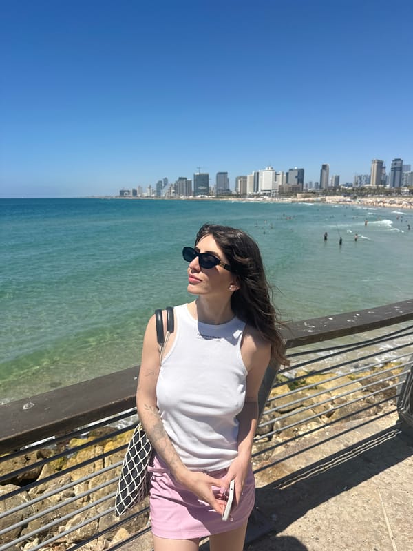 Casual moments documented across Tel Aviv locations Saturday morning