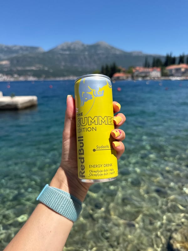 Red Bull Summer Edition shown off at a scenic waterfront
