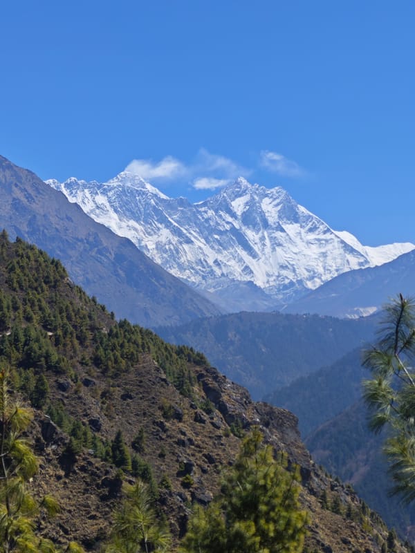 Mountain photography session captured in Khumjung, Nepal