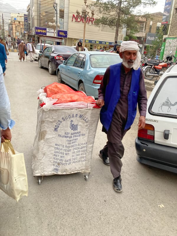 Daily street life documented in Quetta, Pakistan