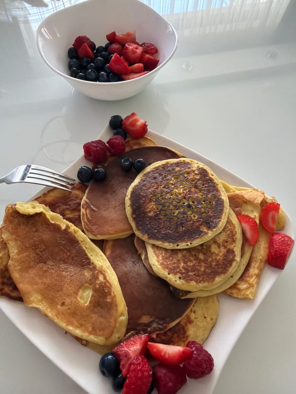 Pancake breakfast preparation and consumption documented in Gabrovo, Bulgaria