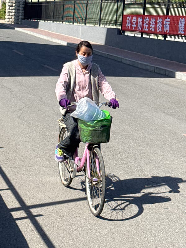 Morning commute scenes documented across Zhongtun, China