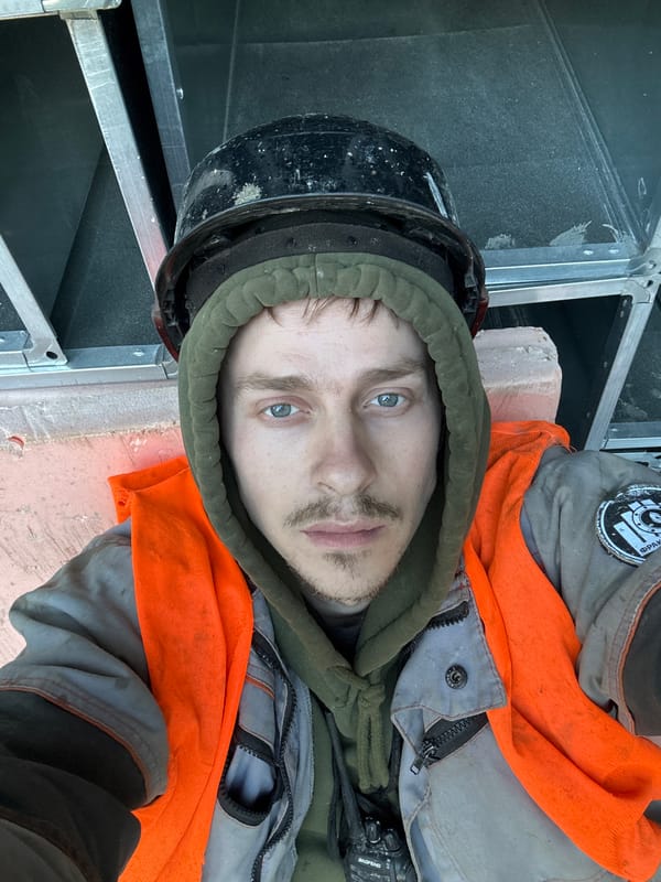 Construction site selfies and surroundings, Moscow