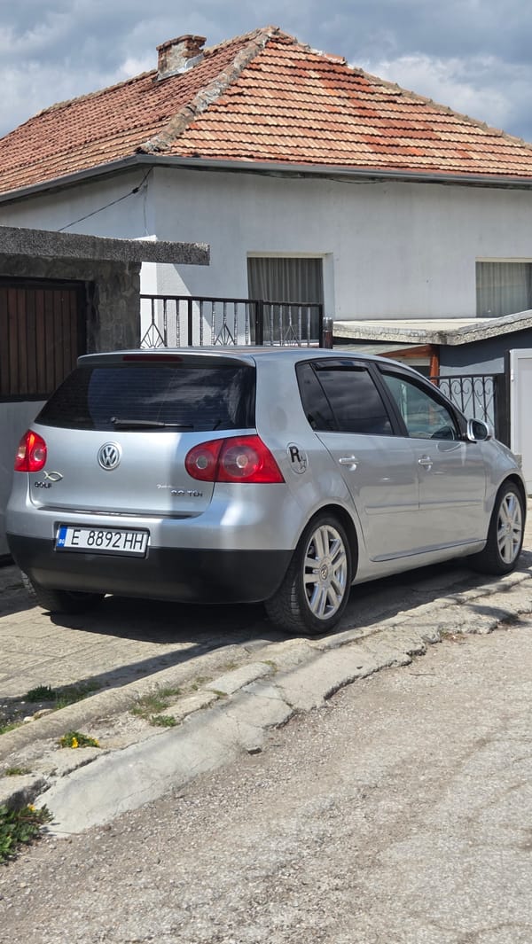 Silver VW Golf spotted parked on urban street