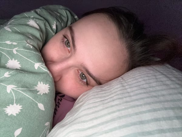 Morning routine documented in Russian home with pet