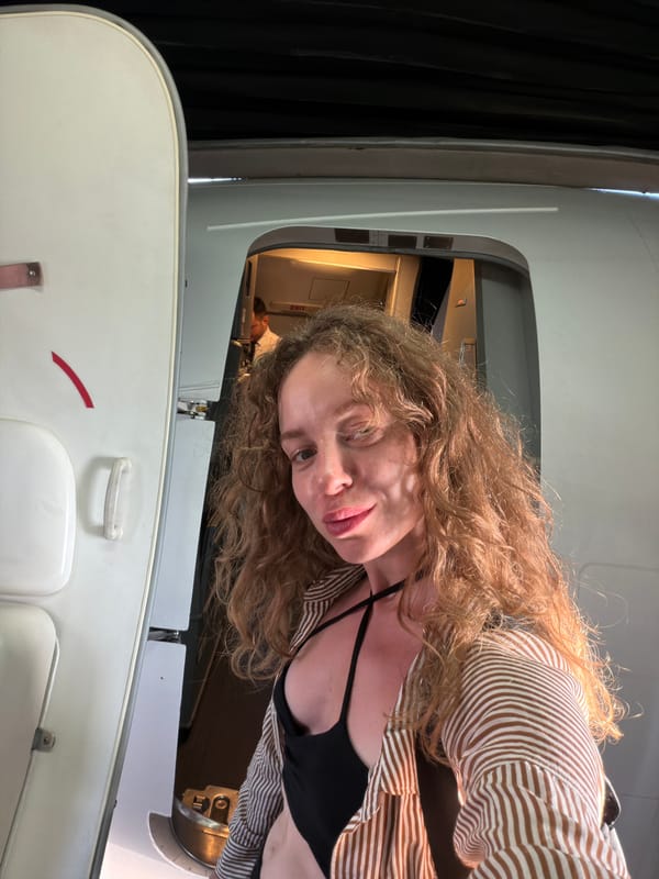 Boarding moments inside an airplane, Israel