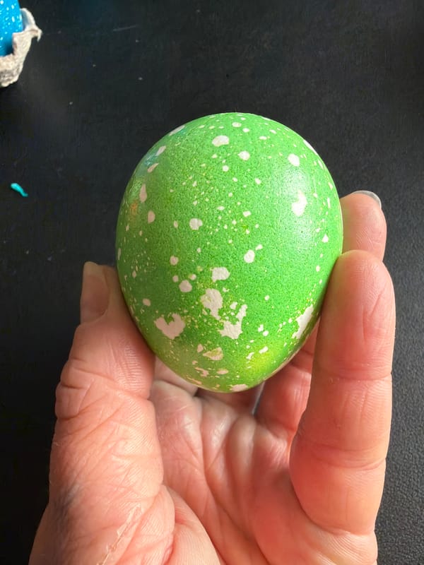 Speckled Easter eggs documented across Murino, Russia