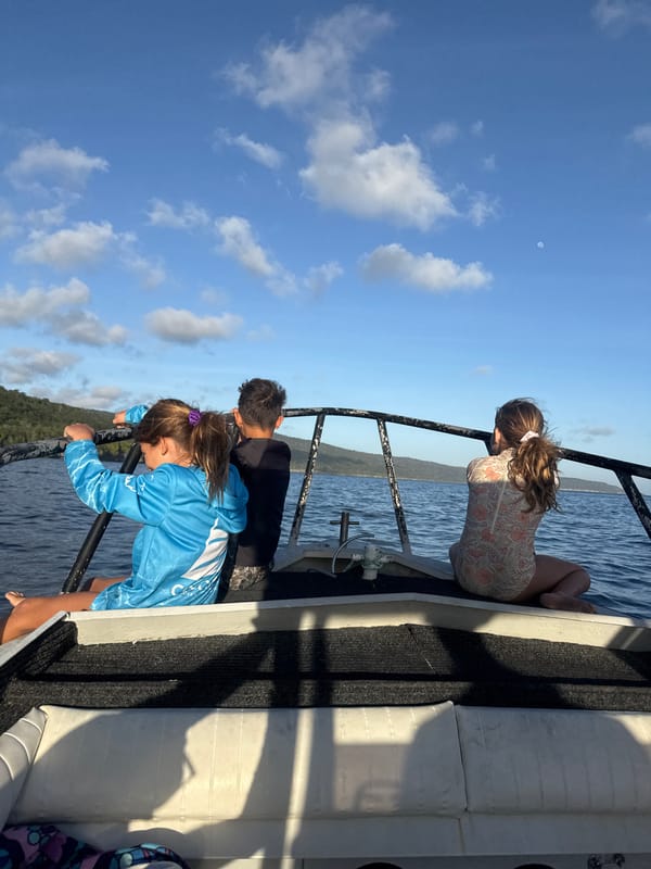 Fishing boat underway in Christmas Island waters