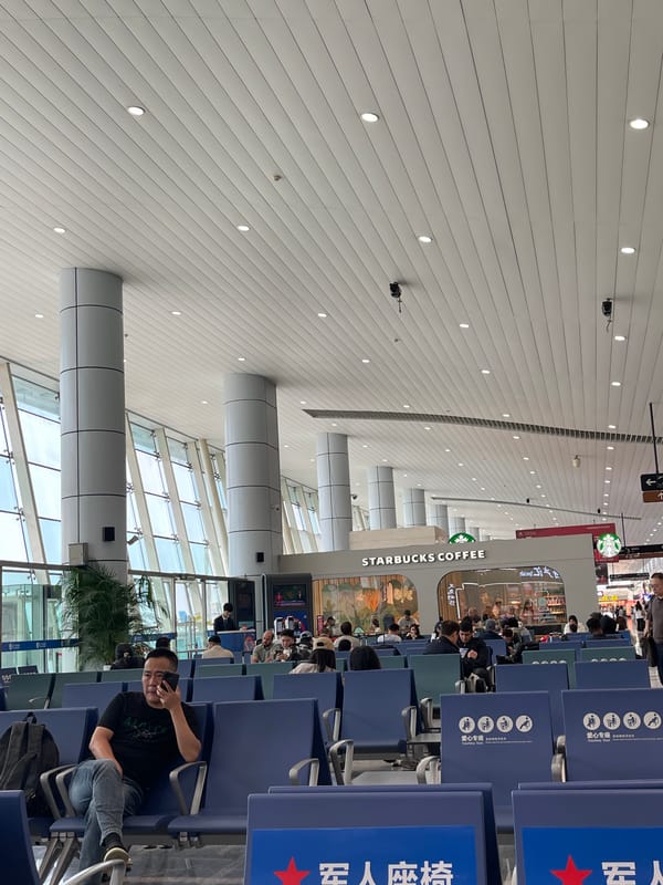 Quiet early morning scenes documented at Yiwu Airport terminal
