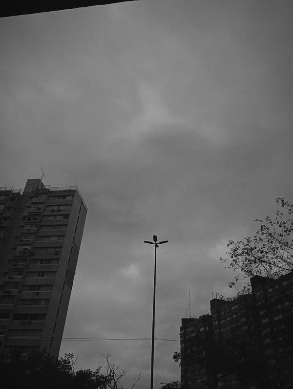 Overcast afternoon documented across Buenos Aires residential areas