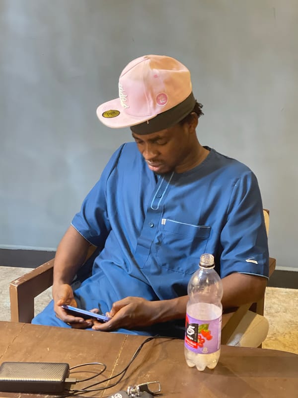 Late-night hangout in a stylish Abuja apartment