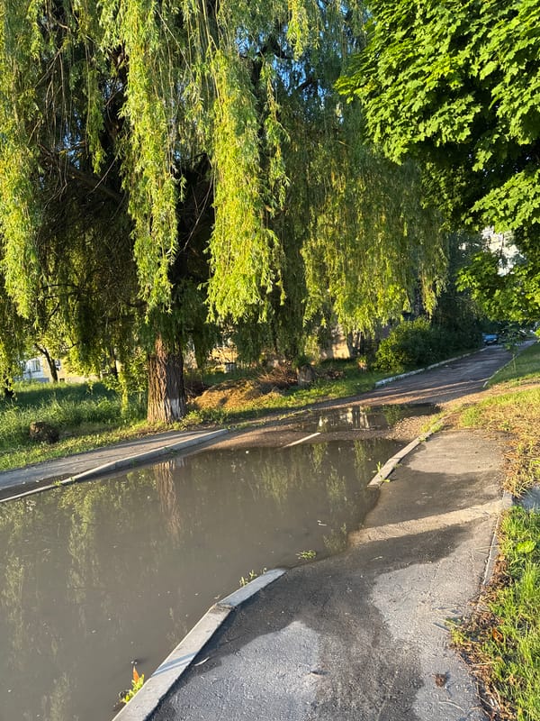 Early morning street scenes documented in Strășeni, Moldova