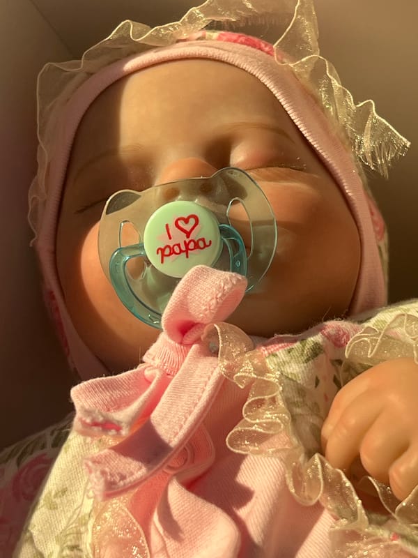 Sphynx cat and baby dolls photographed indoors in Votkinsk