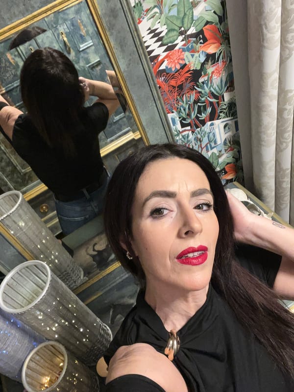 Woman Takes Late-Night Selfies in Konz, Germany