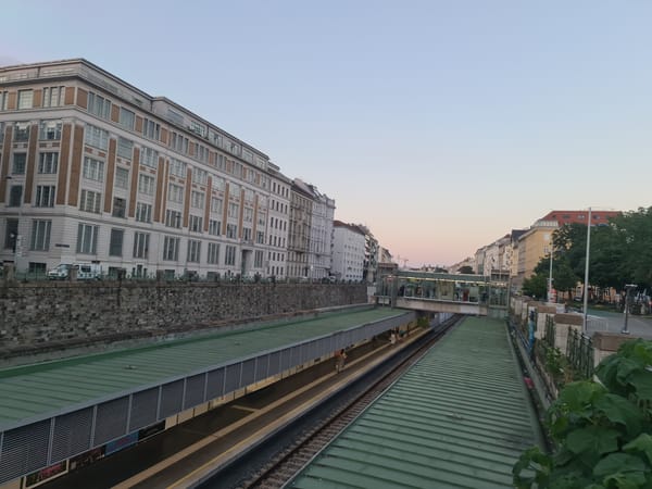 Outdoor sci-fi film screening at Prater park, Vienna