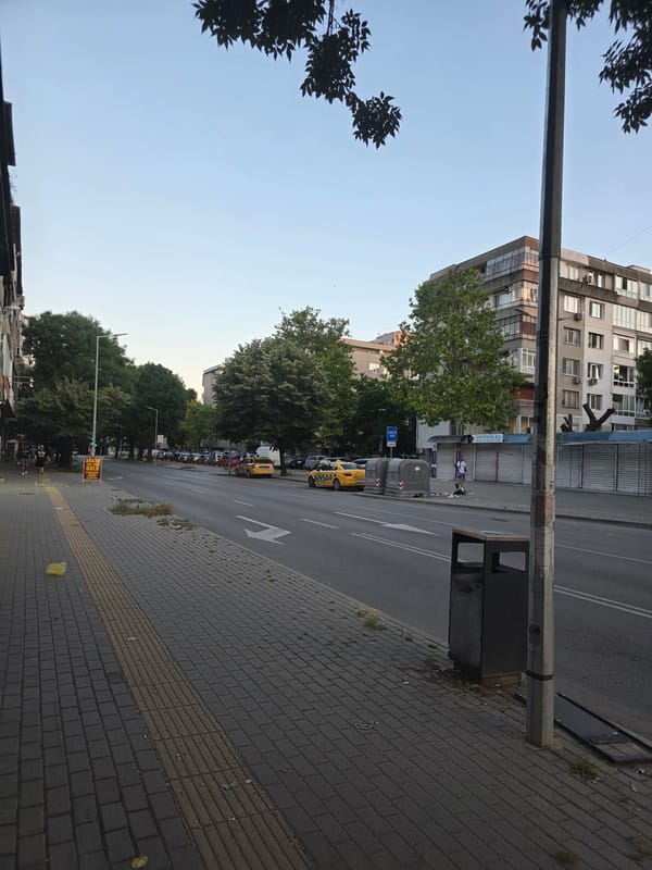 A casual afternoon in Varna, Bulgaria