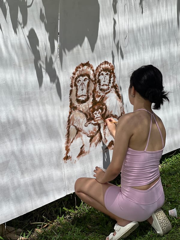 Morning glimpses of art, music, work in Ubud