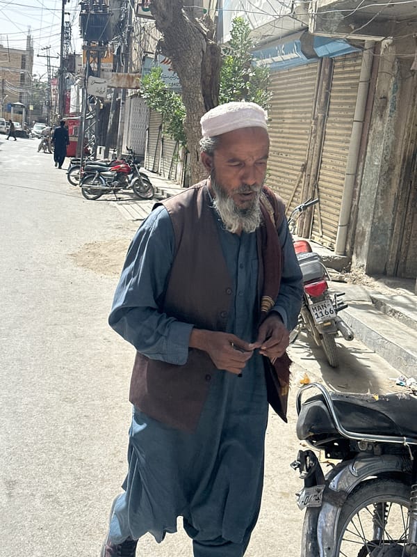 Daily life scenes captured across Quetta City streets
