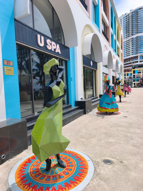 Nha Trang's colorful waterfront strip and its quirky public art