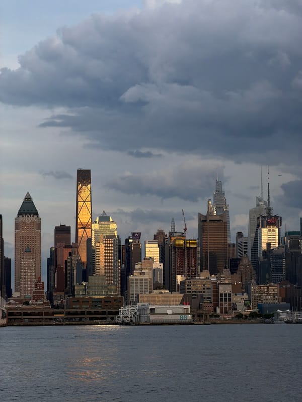 Weehawken waterfront: skyline views, memorial, and park life