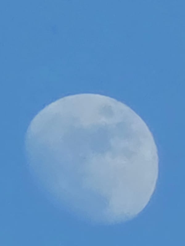 Casual street scenes and daylight moon captured in Varna