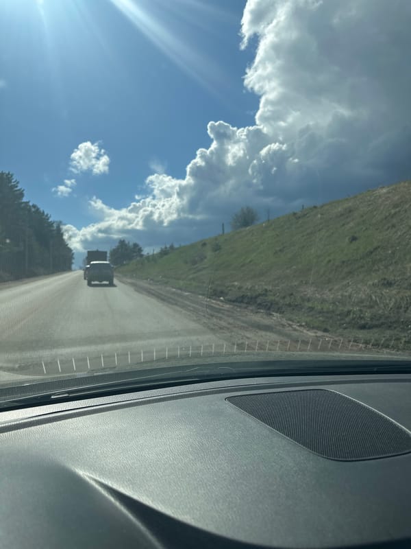 Family enjoys sunny spring outing in Chaikovsky, Russia