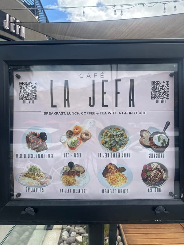 Urban cafe district captured in evening street scenes