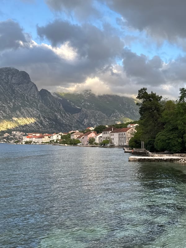 Afternoon photography walk captures everyday Prčanj, Montenegro scenes