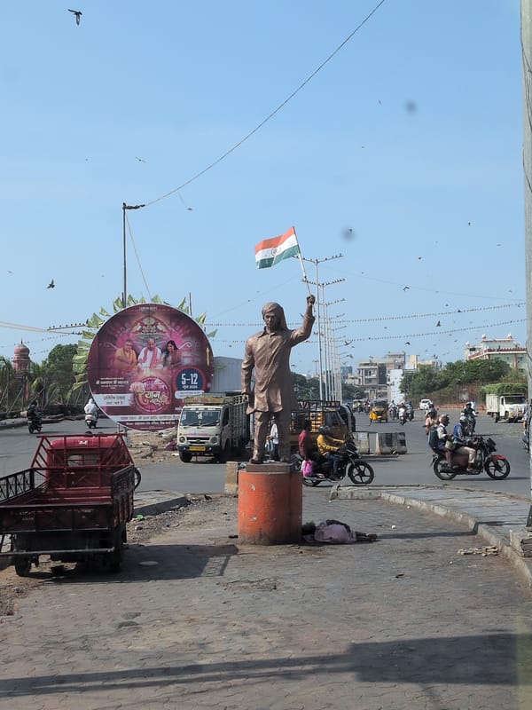 Routine street scenes documented across Hyderabad during early morning