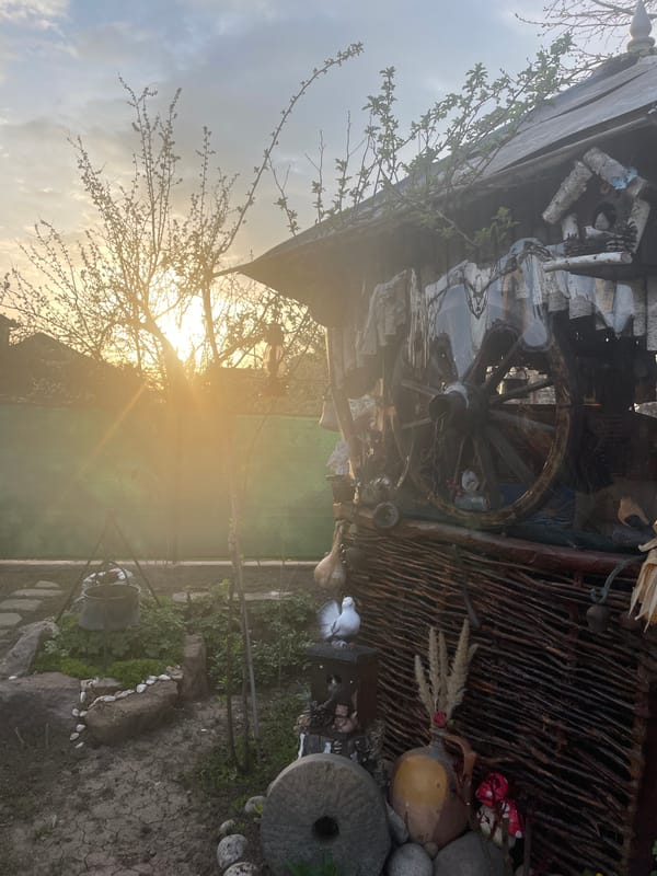 Easter decorations documented in Bulgarian village streets