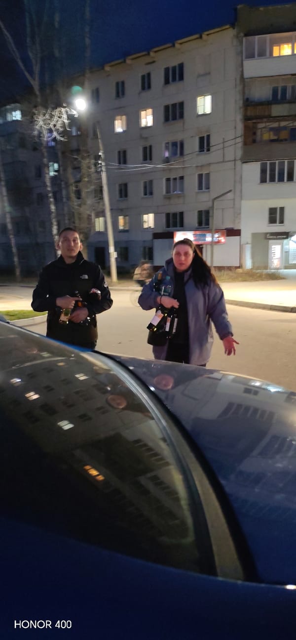 Evening life documented in Chaikovsky: streets, buses, child with balloons