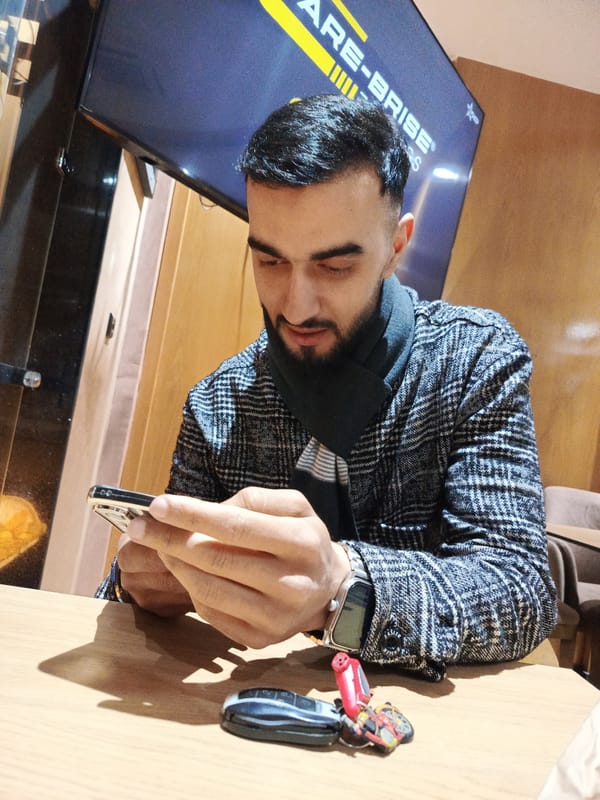 Bearded man spotted at cafe in Meknes Morocco