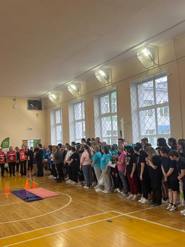 Morning gathering documented at indoor facility in Chaikovsky, Russia