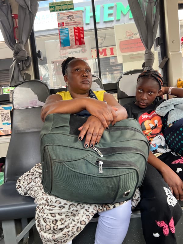 Morning commute and street activity documented in Nairobi