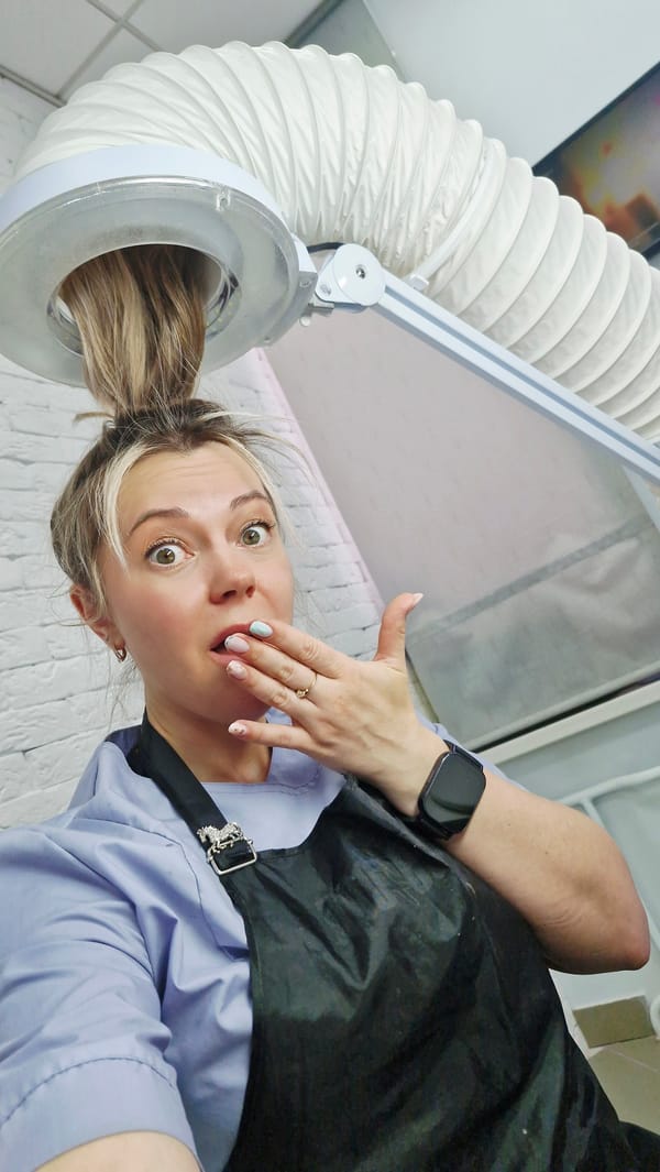 Woman receives hair treatment at Otchor salon