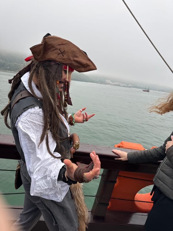 Jack Sparrow cosplayer spotted on deck in Varna