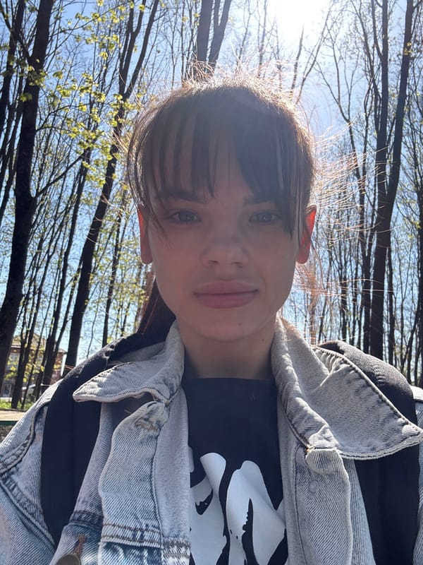 Morning dog walk captured in Rostov-on-Don park