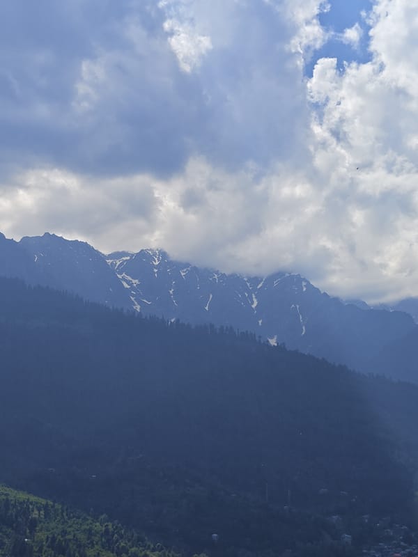 Morning documentation captures village life in Himalayan Vashisht